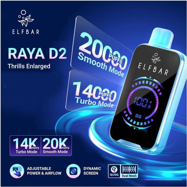ELF BAR RAYA D2 20000 PUFFS DISPOSABLE