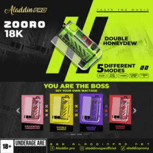 Aladdin Zooro 18000 Puffs